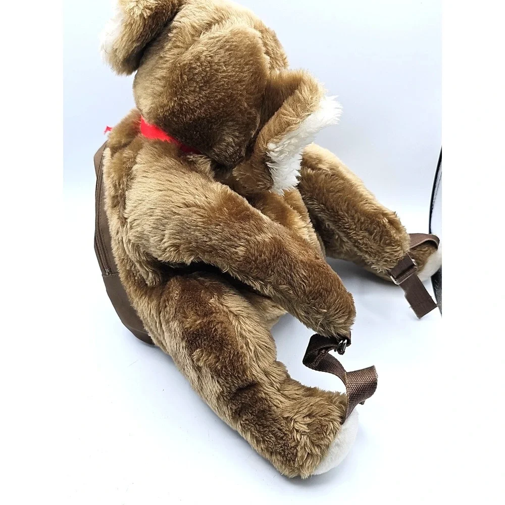 Hug A Pet Koala Plush Backpack Brown Stuffed Animal Made in Taiwan R.O.C.